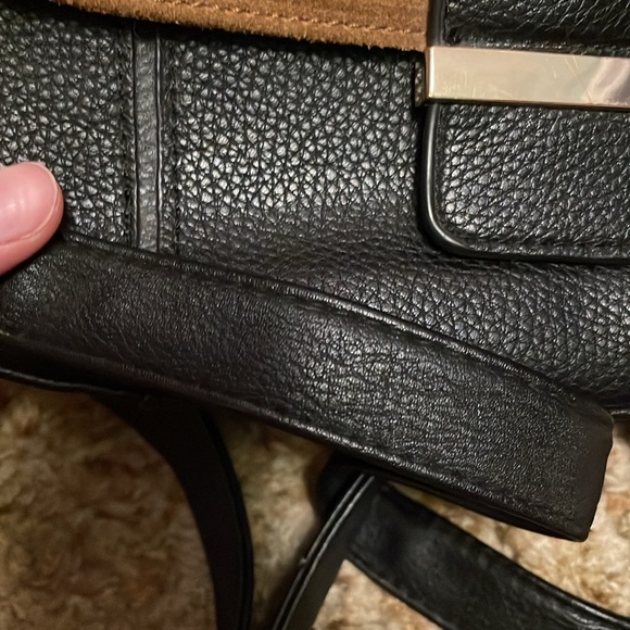 4/$20 | Parfois Black purse with brown flap As Is - Picture 12 of 12